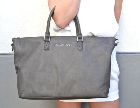 ARMANI JEANS - BORSA SHOPPING - GREY