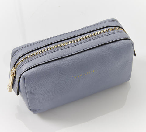 COCCINELLE - TROUSSE - LIGHT BLUE/GREY